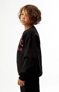 Pacsun Kids Black Crew Neck Sweatshirt
