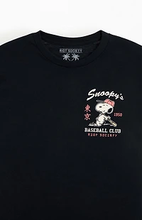 Riot Society Snoopy's Baseball Club T-Shirt
