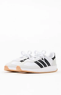 adidas Kids White & Black Run 70s 2.0 Shoes