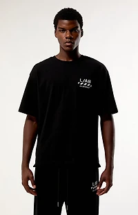 L/AB c/o Off-White Diagonal Oversized T-Shirt