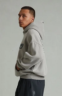 Fear of God ESSENTIALS Smoke Grey '90s Fleece Hoodie