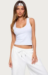 Edikted Janele Ribbed Tank Top