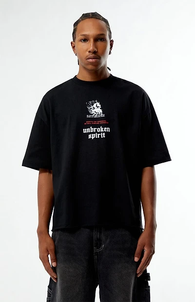 Pacsun Unbroken Spirit Cropped Boxy T-Shirt