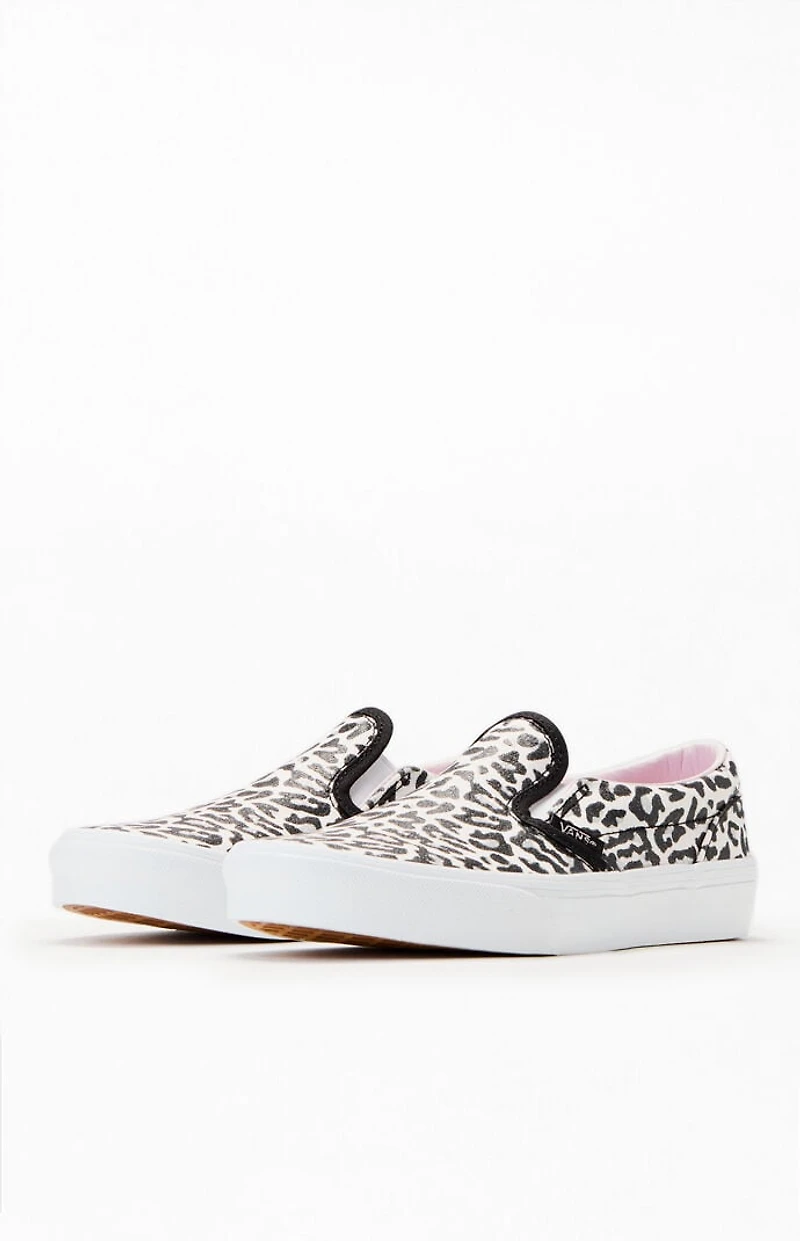 Vans Kids Leopard Classic Slip On Shoes
