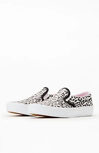 Vans Kids Leopard Classic Slip On Shoes