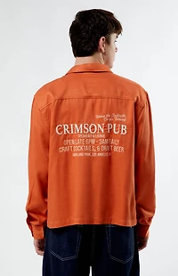 Pacsun Pubs Long Sleeve Camp Shirt
