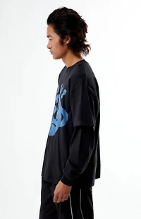 Pacsun Planet Double Layered Long Sleeve T-Shirt