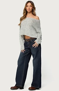 Edikted Florentina Off Shoulder Sweater