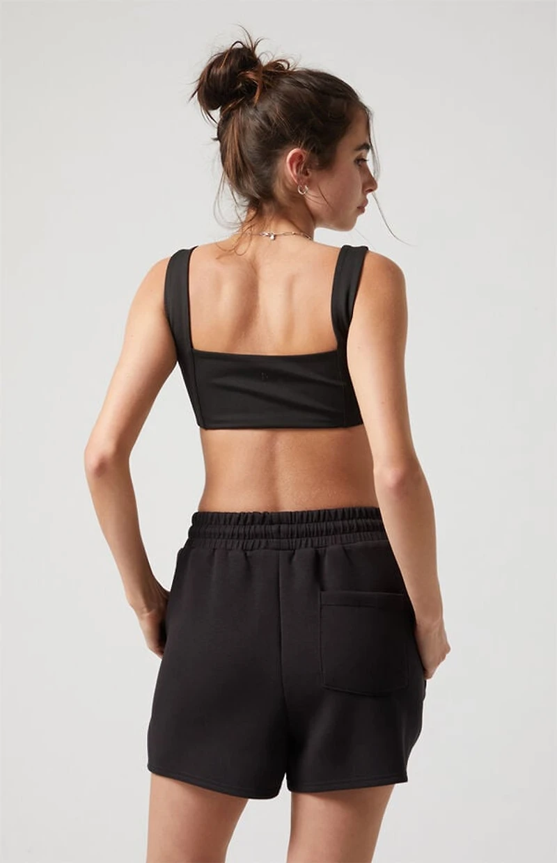 PAC 1980 Active Black Sweat Shorts