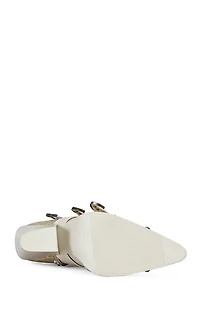 AZALEA WANG Women's Beige Balmoral Turquoise Booties