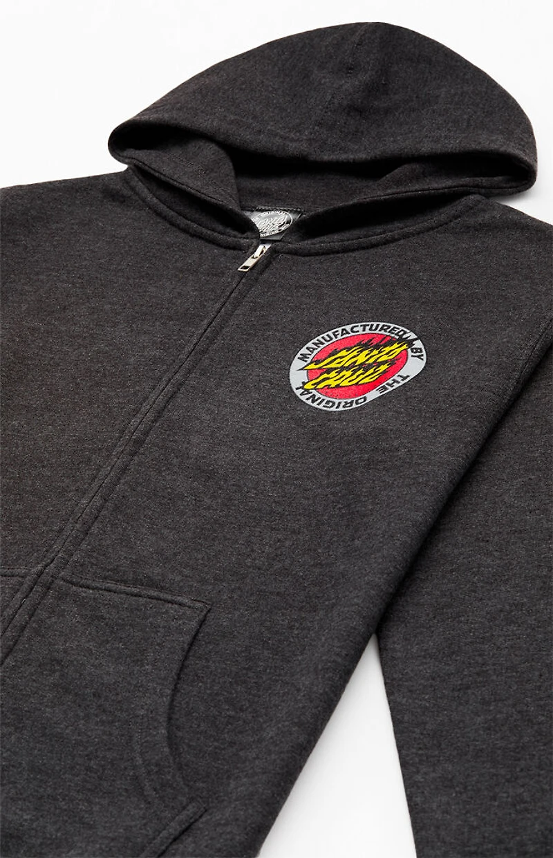 Santa Cruz Kids Flamed Full Zip Hoodie