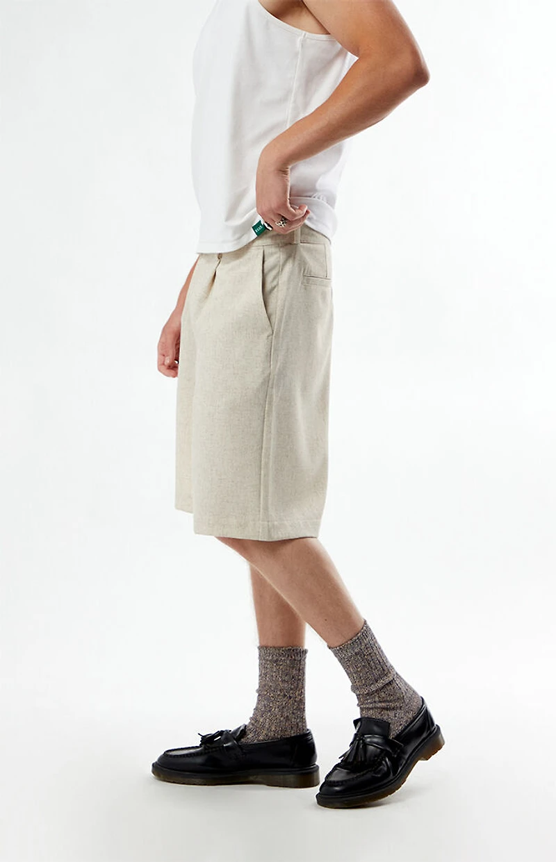 FIELD OF STUDY by Pacsun Linen Baggy Shorts