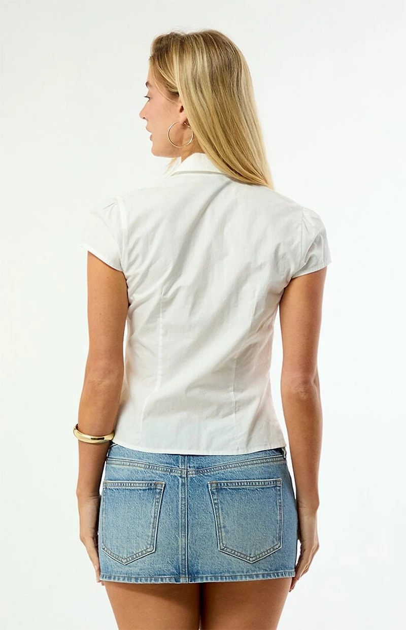 Beverly and Beck Sabrina Button Up Polo Shirt