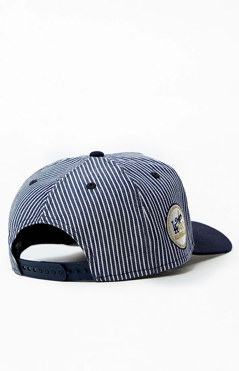 New Era x PS Reserve LA Dodgers Striped Denim 9FORTY Hat