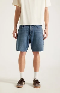 Pacsun Harrison Cutoff Baggy Jean Shorts Medium Blue