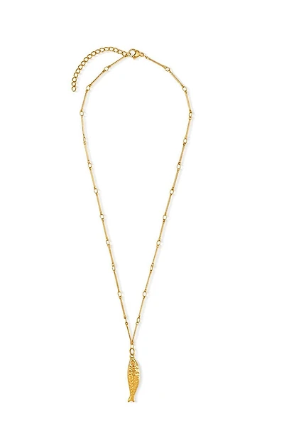 Ellie Vail Adoni Fish Pendant Necklace