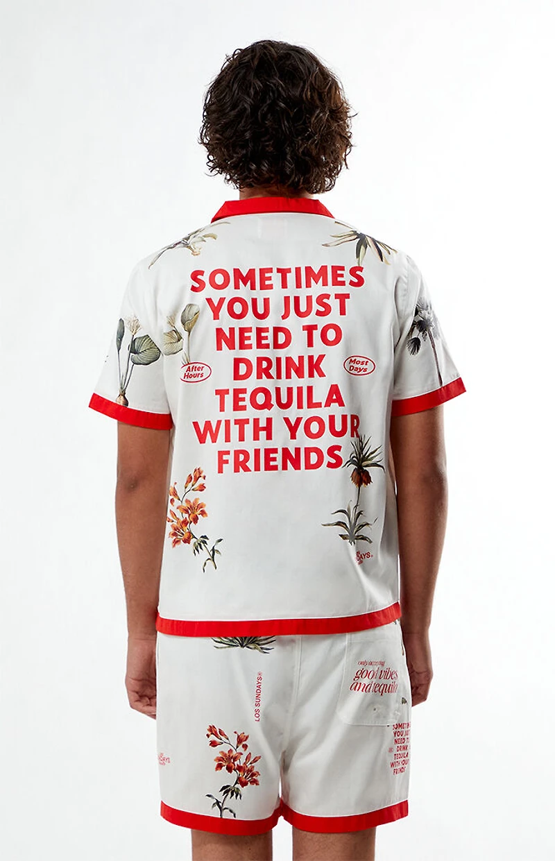 Los Sundays Sometimes Woven Camp Shirt