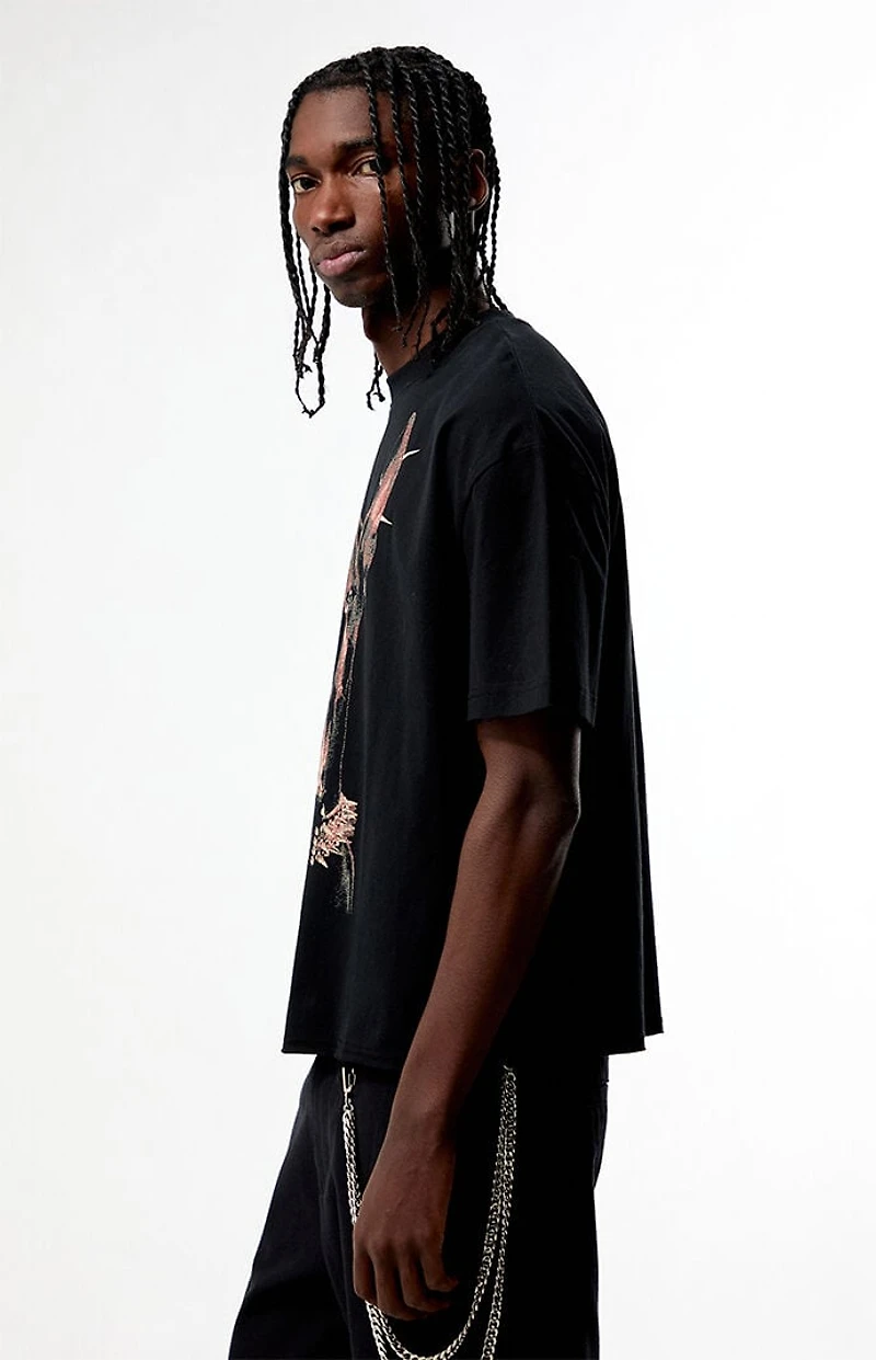 Pacsun Hell Hound Cropped Boxy T-Shirt