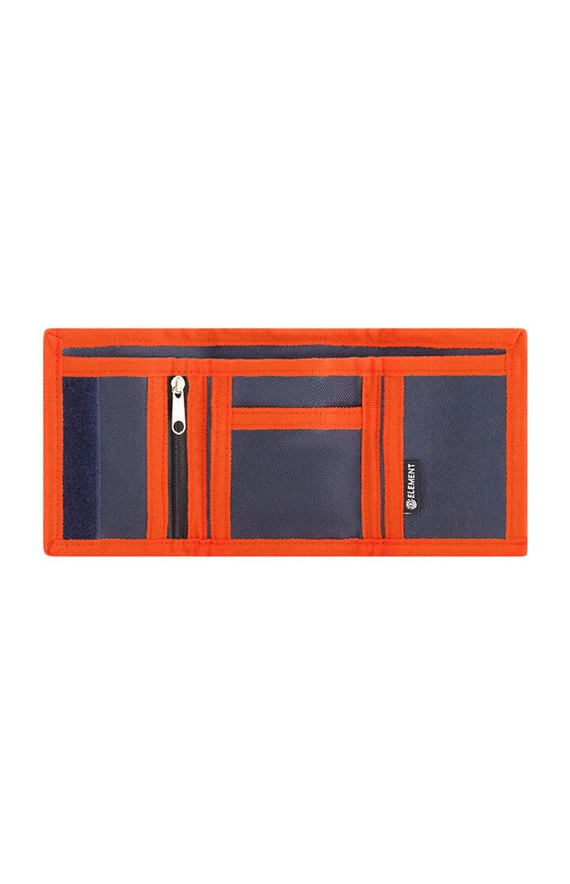 Element Indigo Tri-Fold Logo Wallet