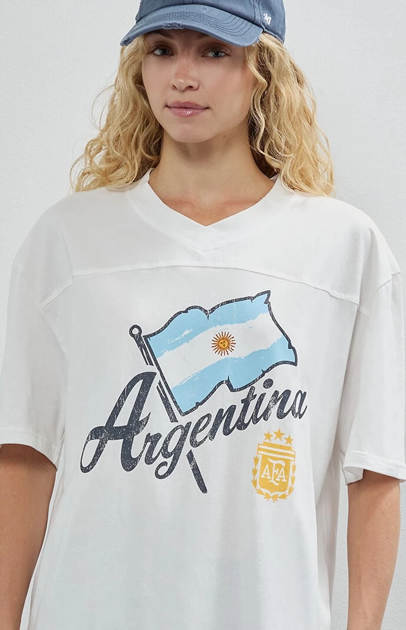 HYPE & VICE Argentina Oversized Football Jersey