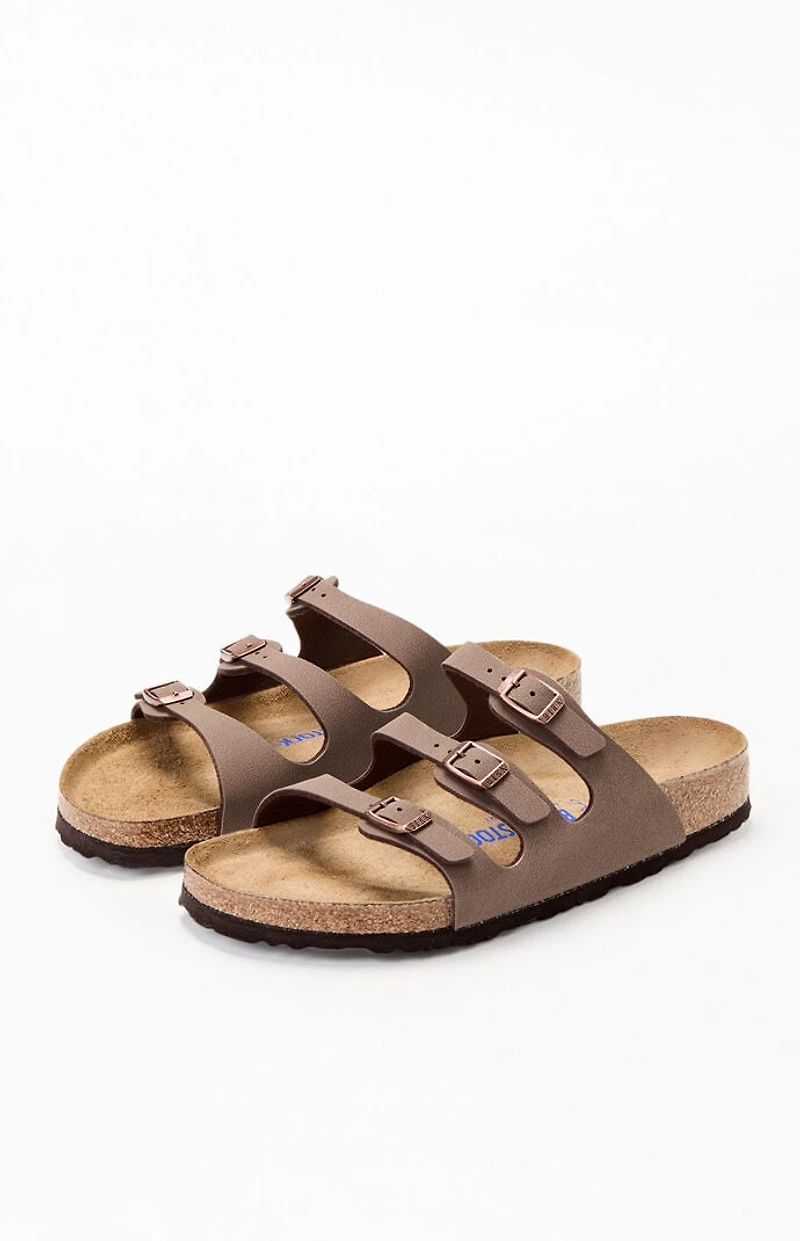 Birkenstock Women's Florida Soft Footbed Sandals Mocha