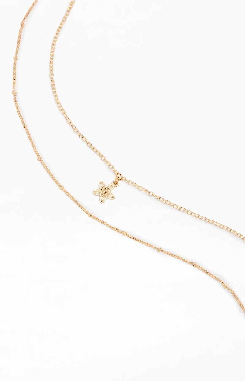 Pacsun Hibiscus Belly Chain