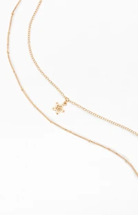 Pacsun Hibiscus Belly Chain