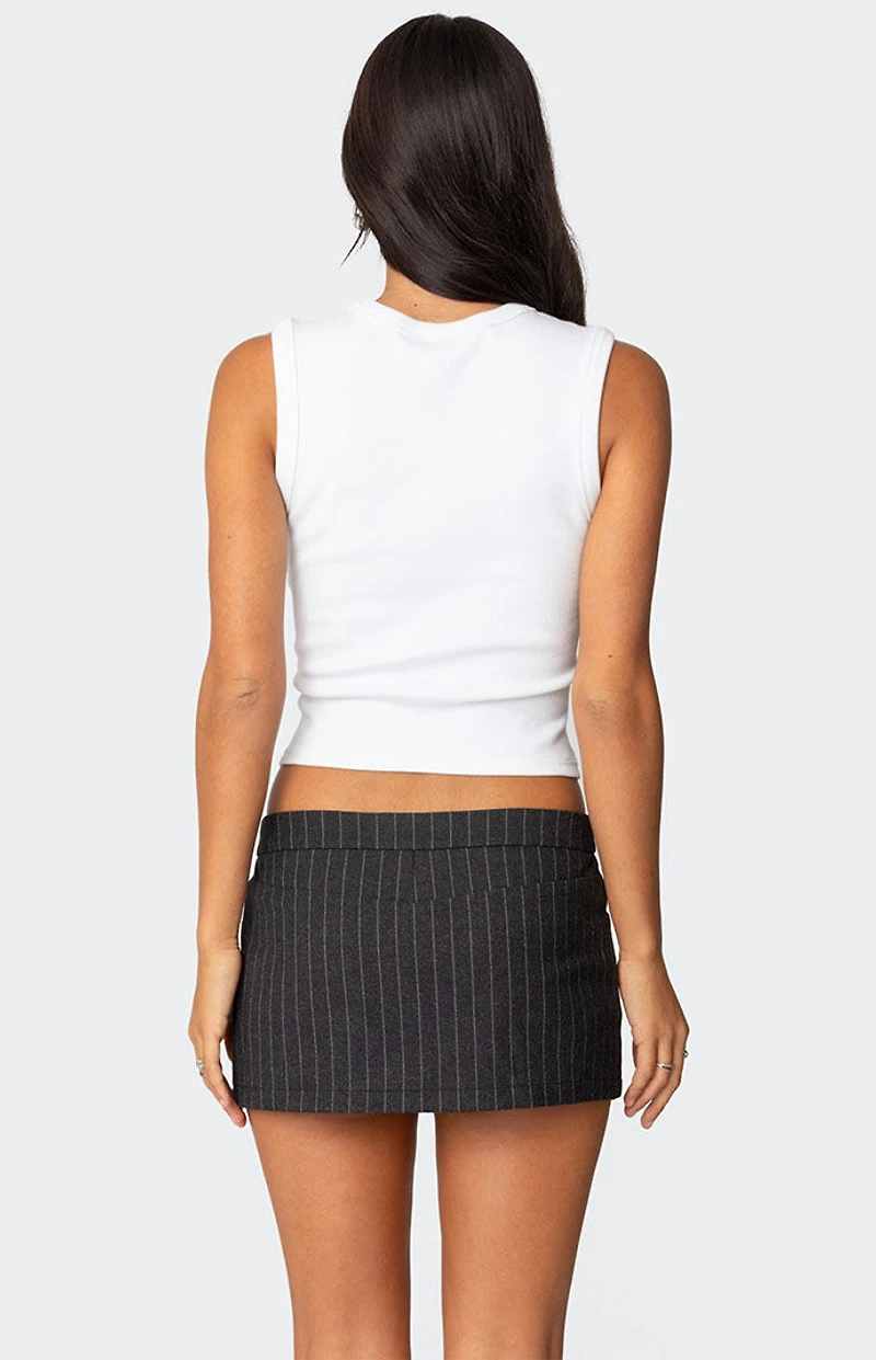 Edikted Basel Button Up Tank Top