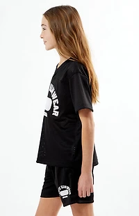 Pacsun Kids Black Mesh Basketball Shorts