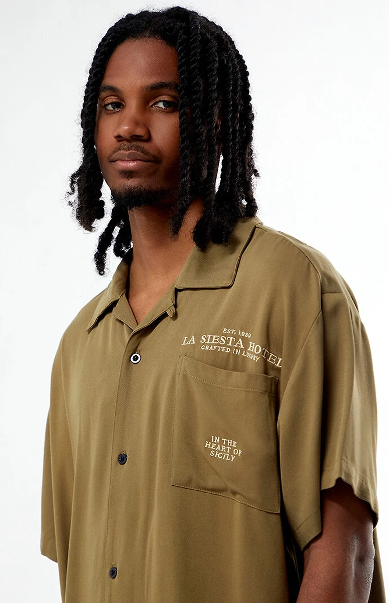 Pacsun LA Siesta Woven Camp Shirt