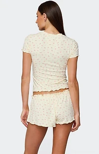 Edikted Florence Floral T Shirt