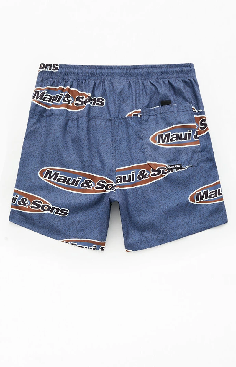Maui & Sons Flying Disc 6.5" Swim Trunks