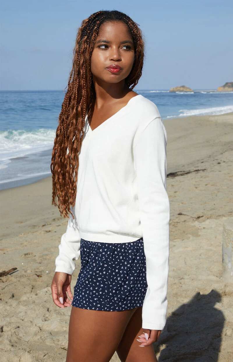 John Galt Blue Floral Keira Boxer Shorts