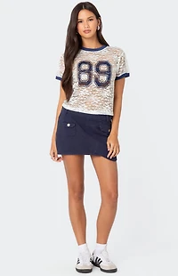 Edikted Asymmetric Pocket Mini Skirt