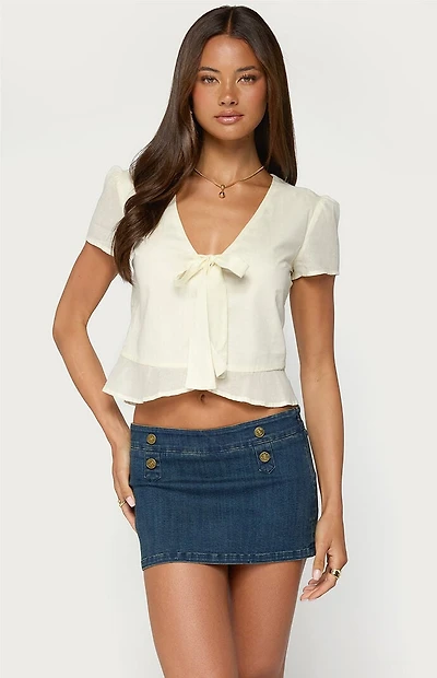 Edikted Rhorie Button Up Top