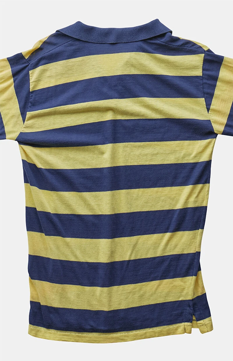 PS VINTAGE '90s Striped Navy Polo Top