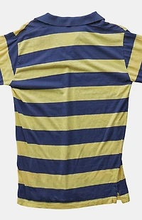 PS VINTAGE '90s Striped Navy Polo Top