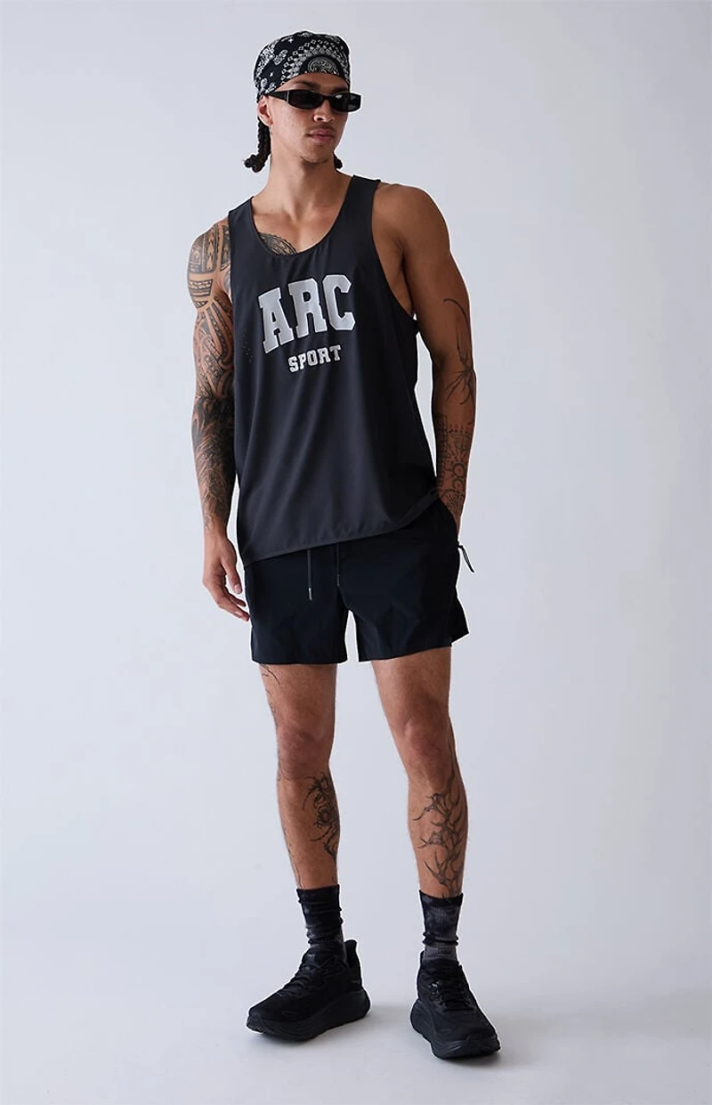 A.R.C. Active Black 1183 Running Shorts