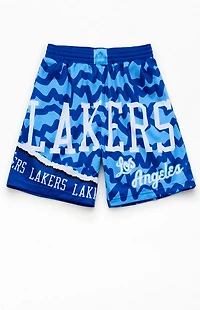 Mitchell & Ness LA Lakers Jumbotron Basketball Shorts