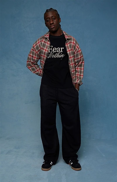 Pacsun Presley Black Barrel Sweatpants