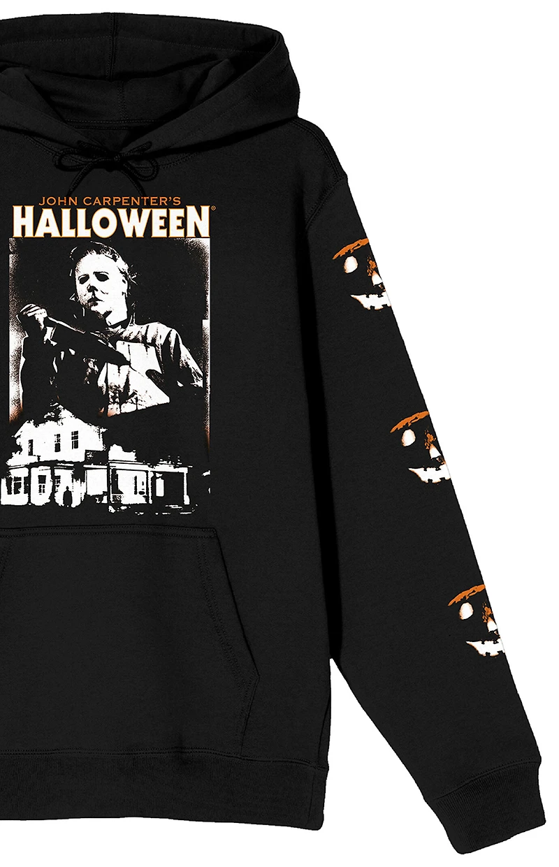 John Carpenter's Halloween Knife & Jack-o'-Lantern Faces Hoodie