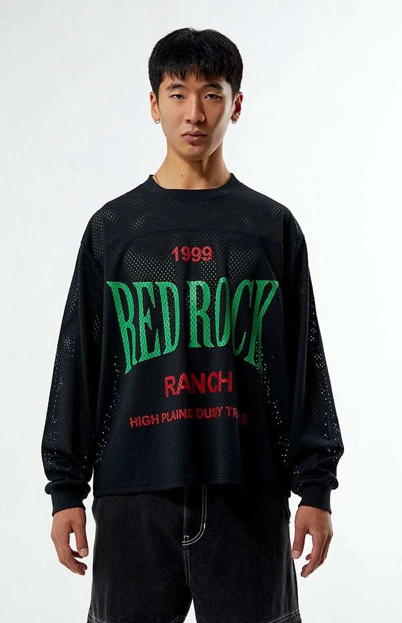 Pacsun Red Rock Long Sleeve Mesh Jersey
