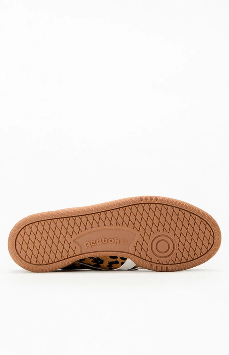 Reebok Women's Leopard Club C Grounds UK Sneakers