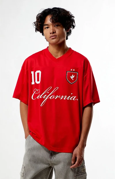 Pacsun Red California Mesh Jersey