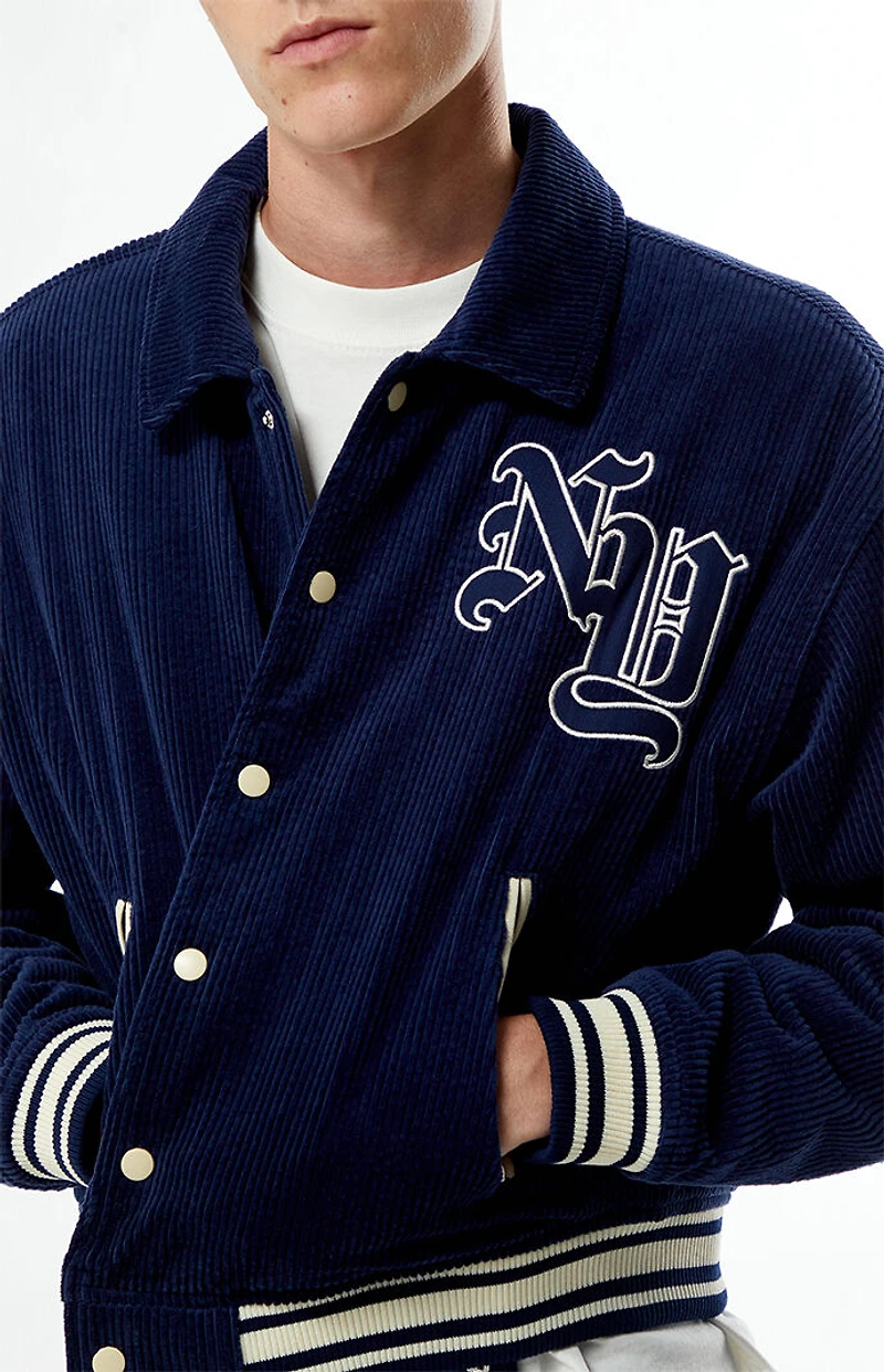 Pacsun NY Corduroy Varsity Jacket