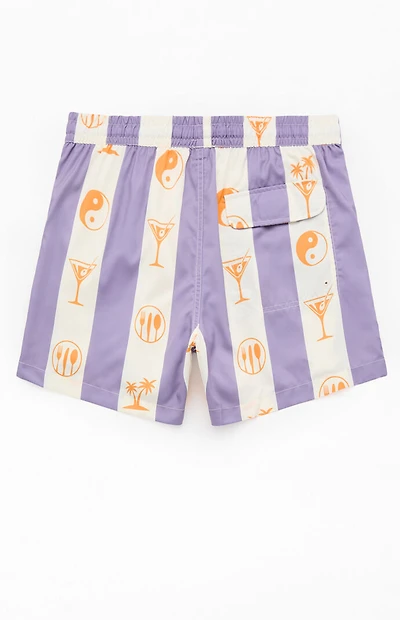 Duvin Design Ying Yang 4" Swim Trunks