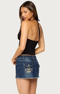 Edikted Kairy Studded Halter Top