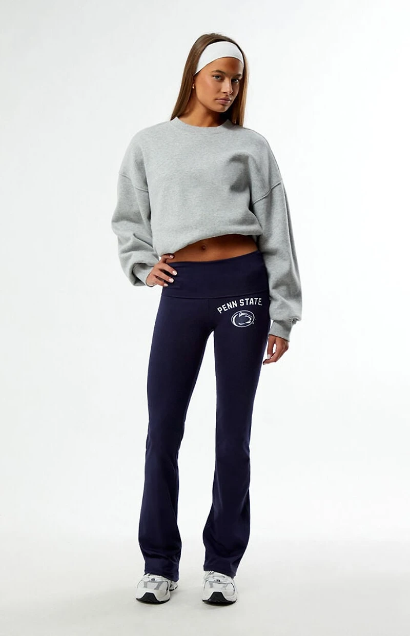 HYPE & VICE Penn State Nittany Lions Fold-Over Yoga Pants