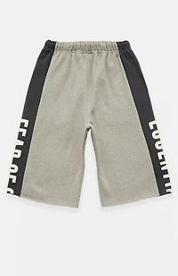 Fear of God ESSENTIALS Seal Paneled Raw Cutoff Sweat Shorts
