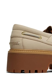 Timberland Women's Taupe Stone Street Boat Shoes